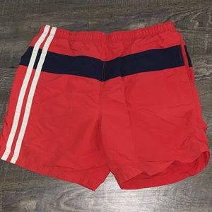 Vintage Nautical Swim Trunks